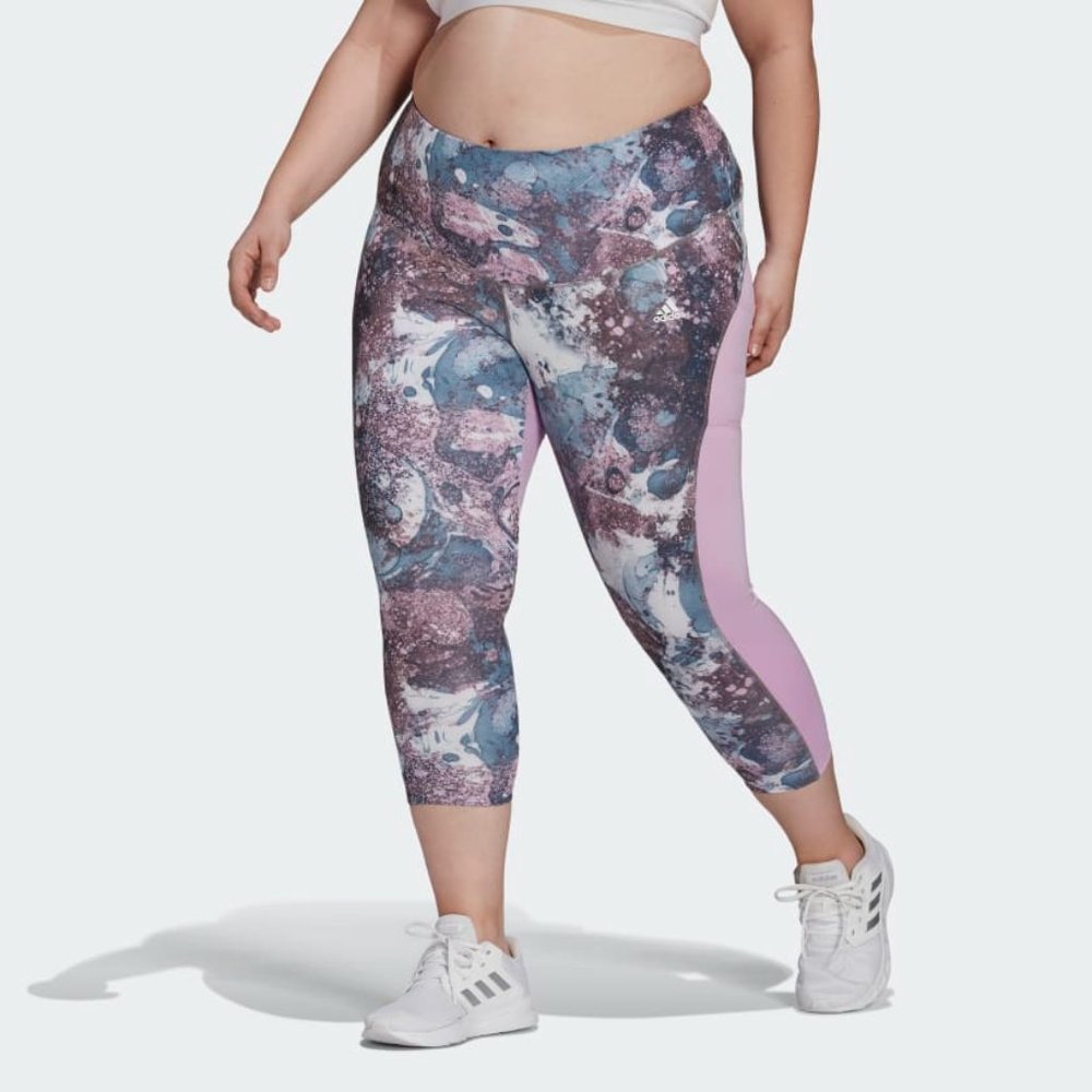 Adidas X Zoe Saldana Aeroready 7/8 Compression Running Leggings Women's Size 1X